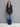 Jeans palazzo stone washed